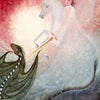 Bijdehansje Postcard Michael and the Dragon | Conscious Craft